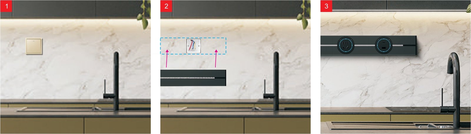 The track socket can be replaced on the original base box.